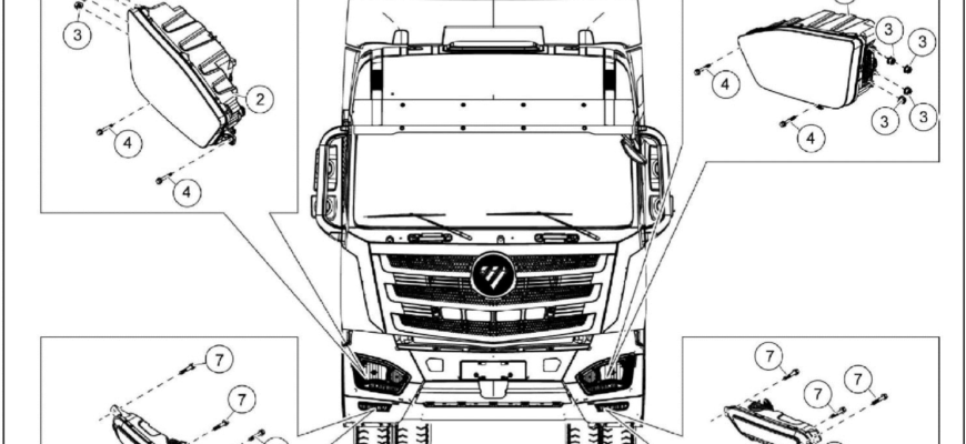 Электрические детали Foton Auman EST A BJ4189 euro 5